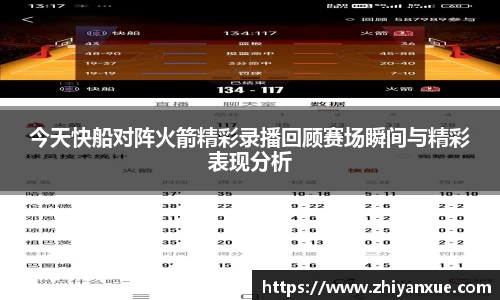 今天快船对阵火箭精彩录播回顾赛场瞬间与精彩表现分析